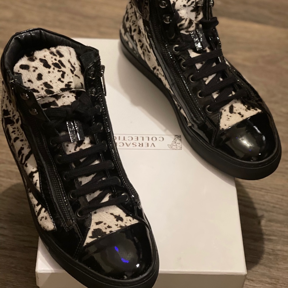 Versace Collection Calf Skin Sneaker
